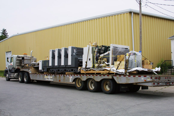 Truck in Press